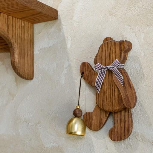 🧸브라우니 곰돌이 원목 도어벨🎀