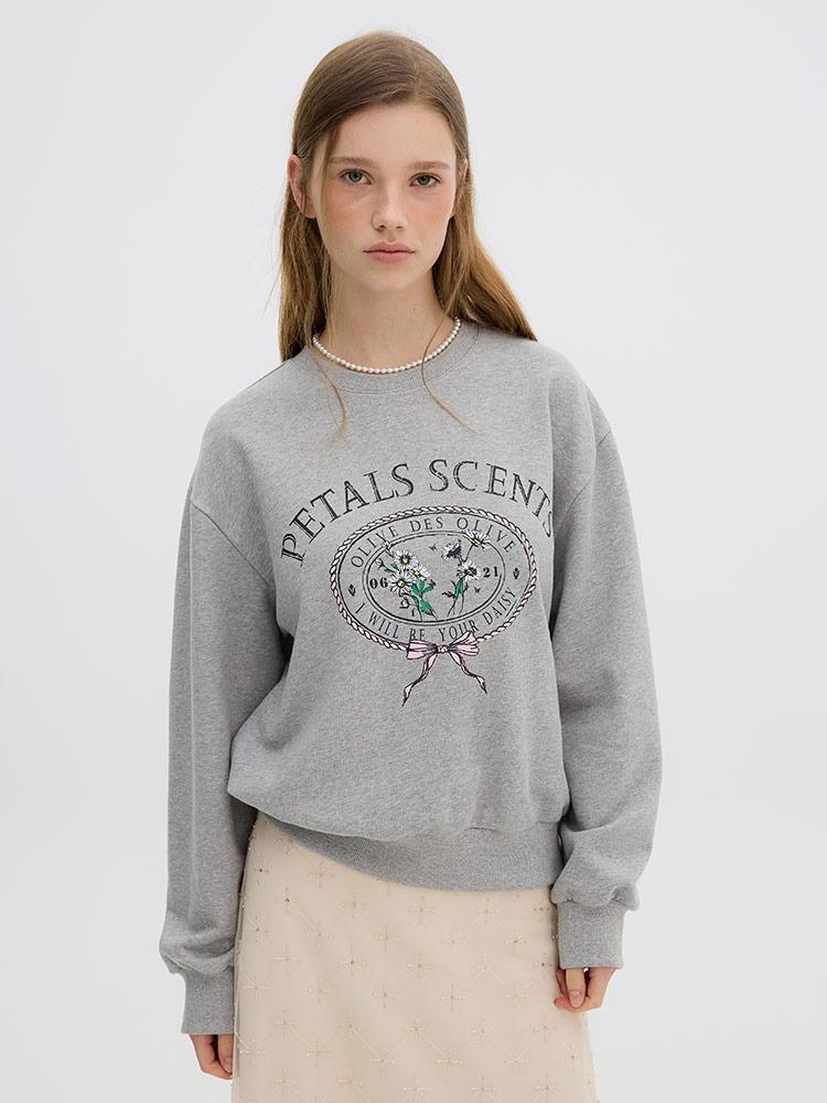 시그니처 아트웍 스웻 티셔츠 OW5XEA440