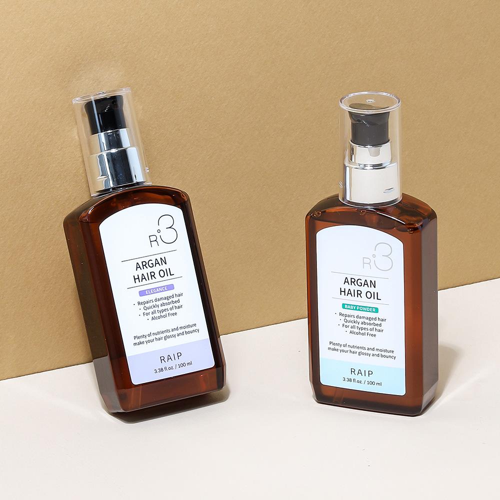 라입 R3 아르간 오일 헤어 에센스 100ml 2개