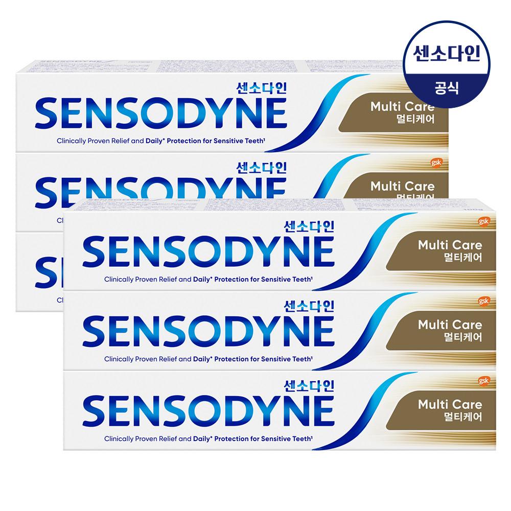 센소다인 멀티케어 민감성 치약 100g 6개