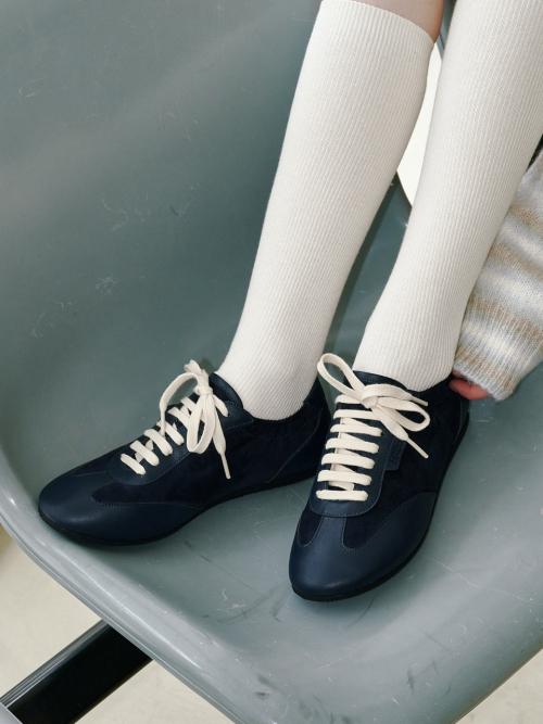 Shirring Snkeakers - 4Color