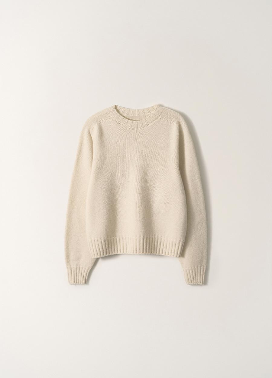 3RD / Bunny Wool Pullover Knit (Pure Ivory)