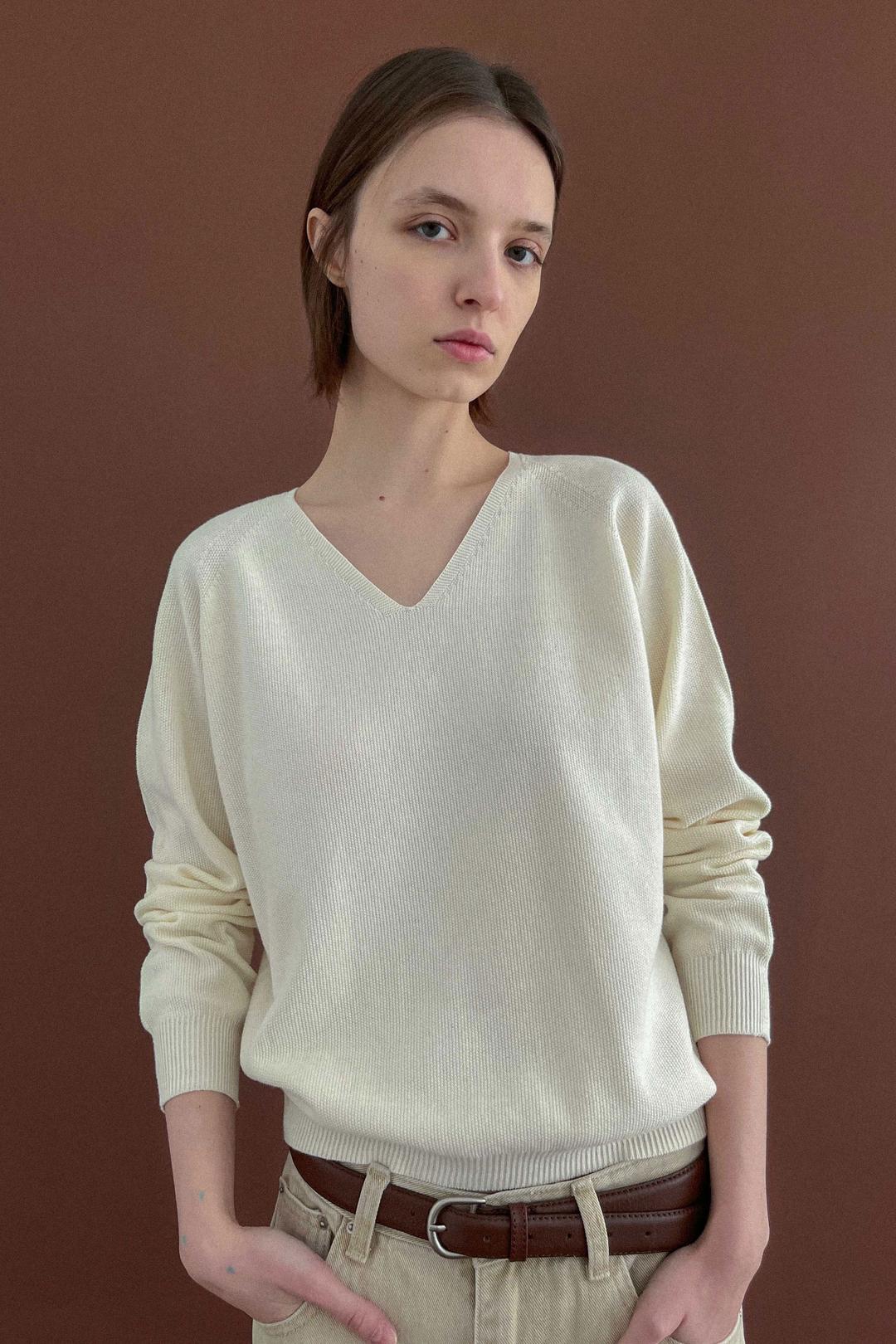 [25 SPRING][SALT Label] PANINI WHOLE GARMENT PULLOVER