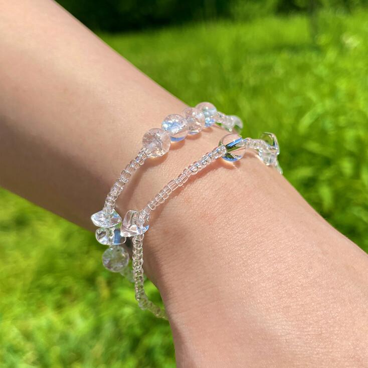 [2SET] Bubble Beads Mix Bracelet