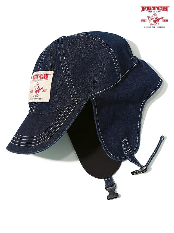 FETCH® X TRUE RELIGION® DENIM CAP INDIGO BLUE
