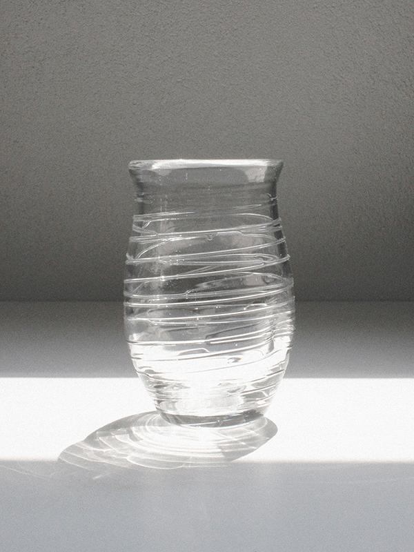 glass thread ice cup