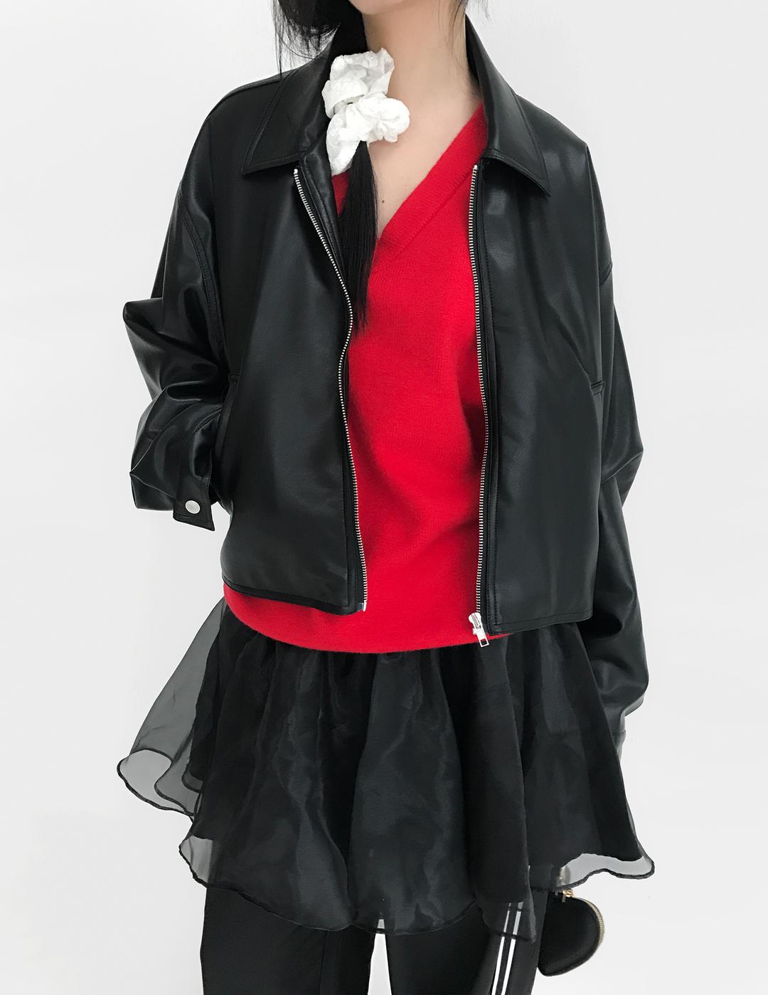 TRUNK LEATHER JACKET