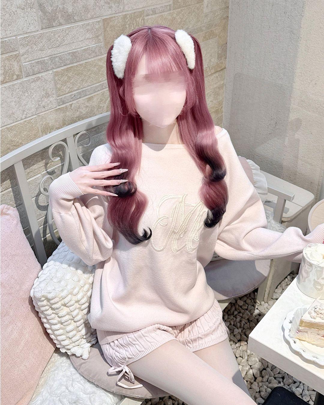 MWワンショルニットセットアップ シェルピンク | ファッション通販＆メディアMyColor ～マイカラー～