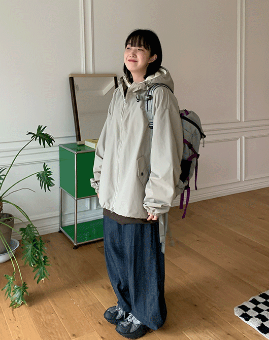 [unisex] 랄토 후드 투웨이 오버 점퍼 (5color)