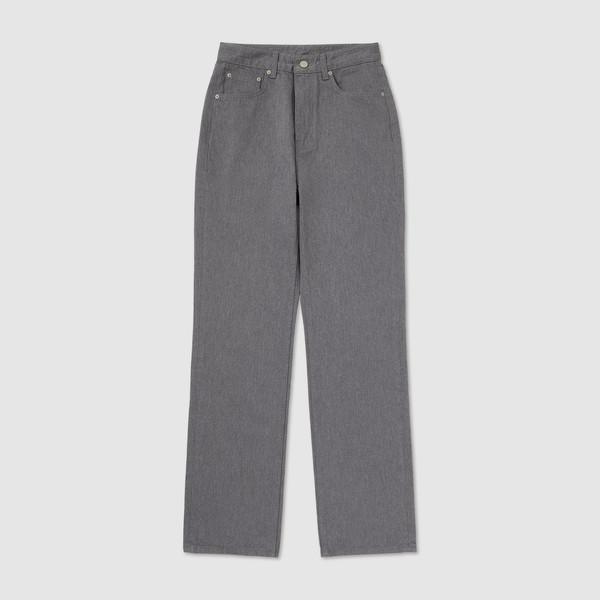 Grey High-waist jean