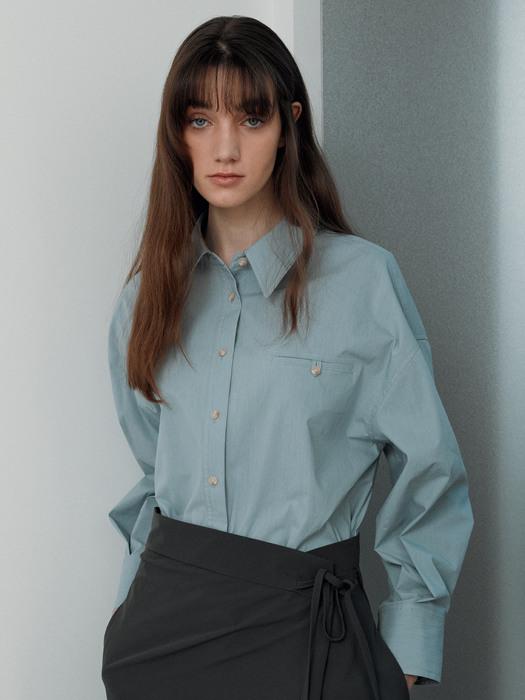 [X MOHAN] MINIMAL HIDDEN POCKET SHIRTS(3 Colors)-