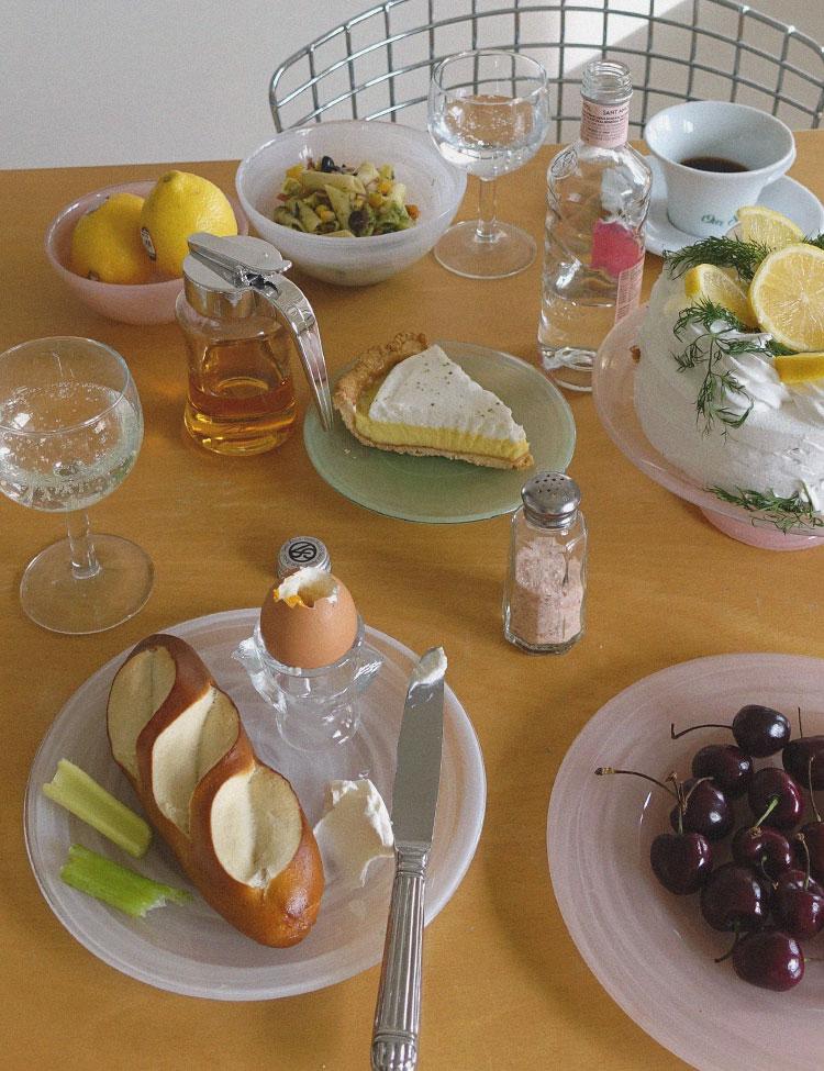 [ALABASTER](A Swirling Series) Bowls & Plates & Cake Stand_3colors