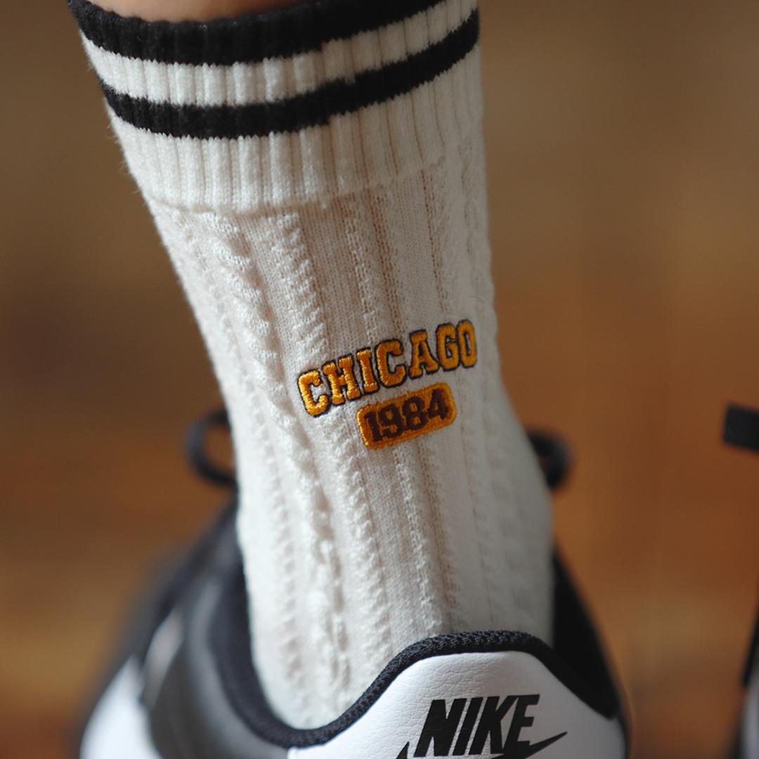 여성 시카고 1984 케이블 투라인 삭스 011141283 (6color)