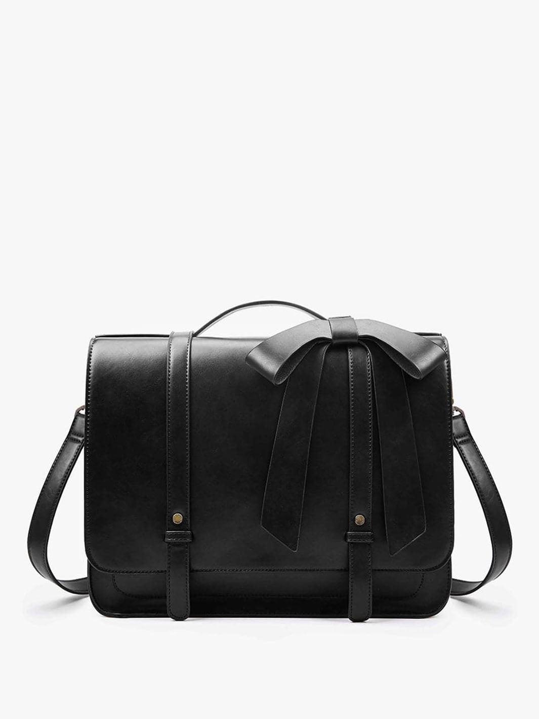 Summer Garden Romance Bow Briefcase - Black [Only US]