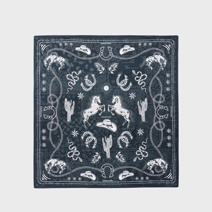 TVH WESTERN PATTERN BANDANA NAVY