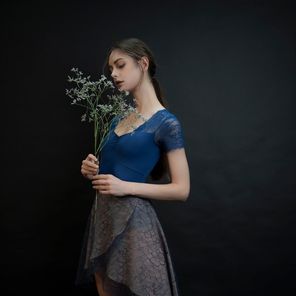 일레르 Clare 레오타드/ 딥블루, 성인발레복