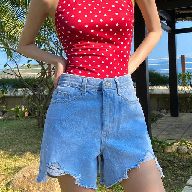 플랜 컷팅 숏팬츠
