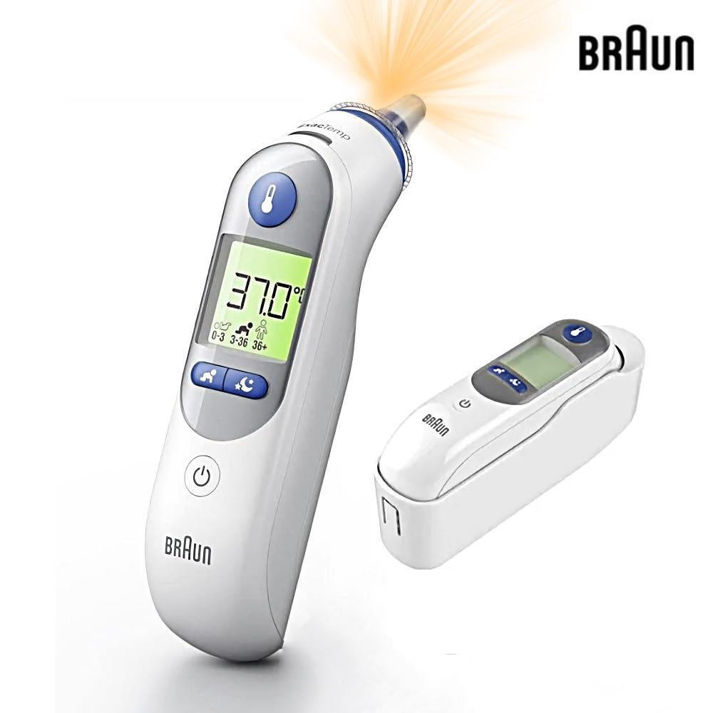 브라운체온계 IRT-6525 적외선 귀체온계 가정용 신생아 체온계 필터21개+건전지 포함