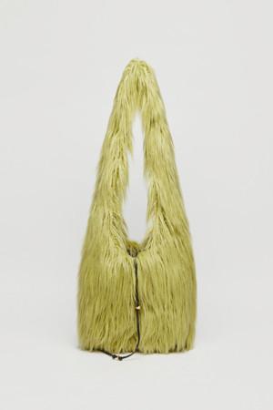 [EXCLUSIVE] Fur fringe bag(Melon soda)