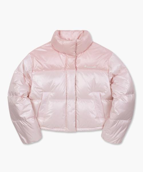 여성 글로시 크롭 덕다운 핑크(QO422ODJO2)