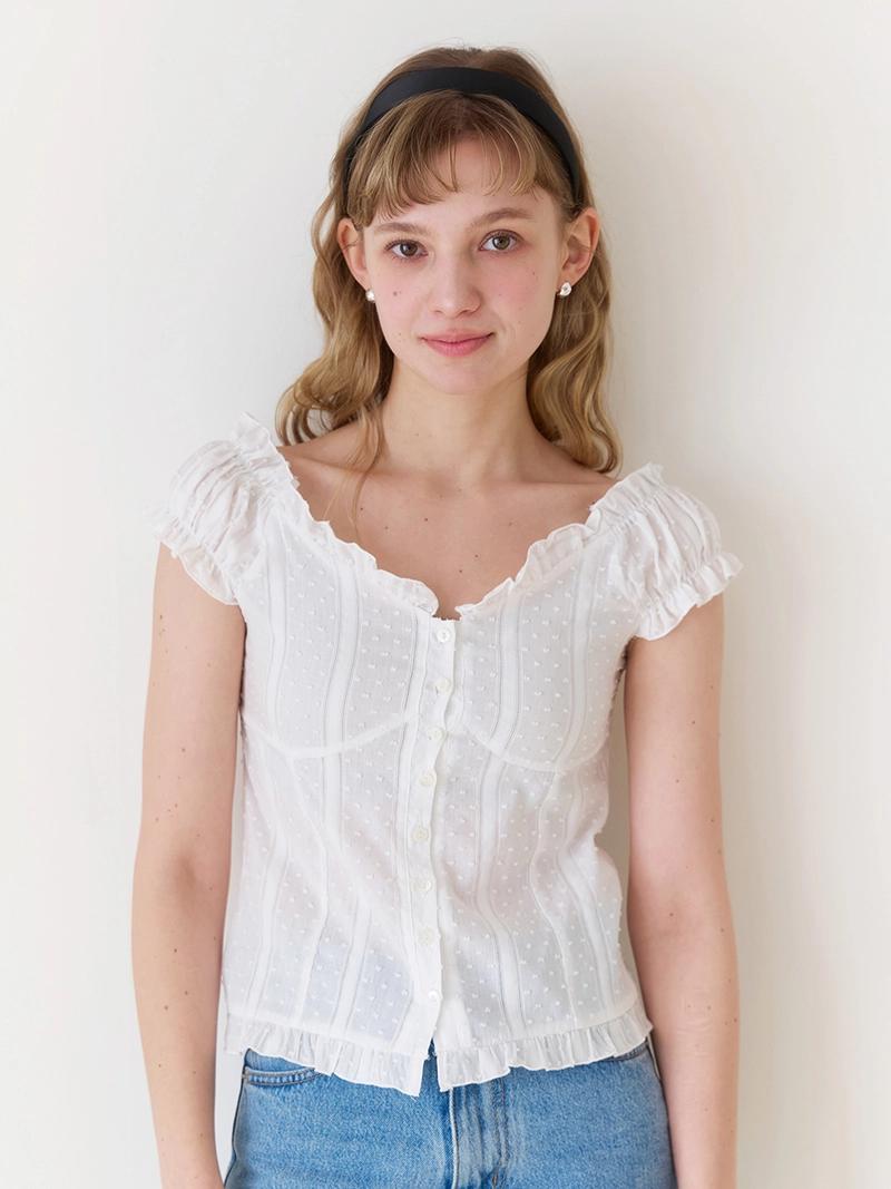 AS IF - Shu shu blouse_White