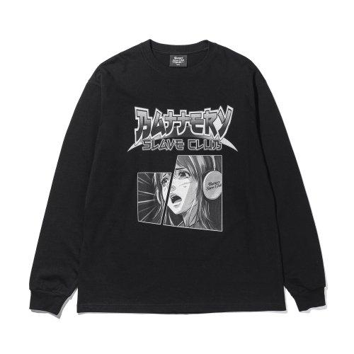 헤비코튼 B.S.C ANIME BLACK LONG SLEEVE  BLACK
