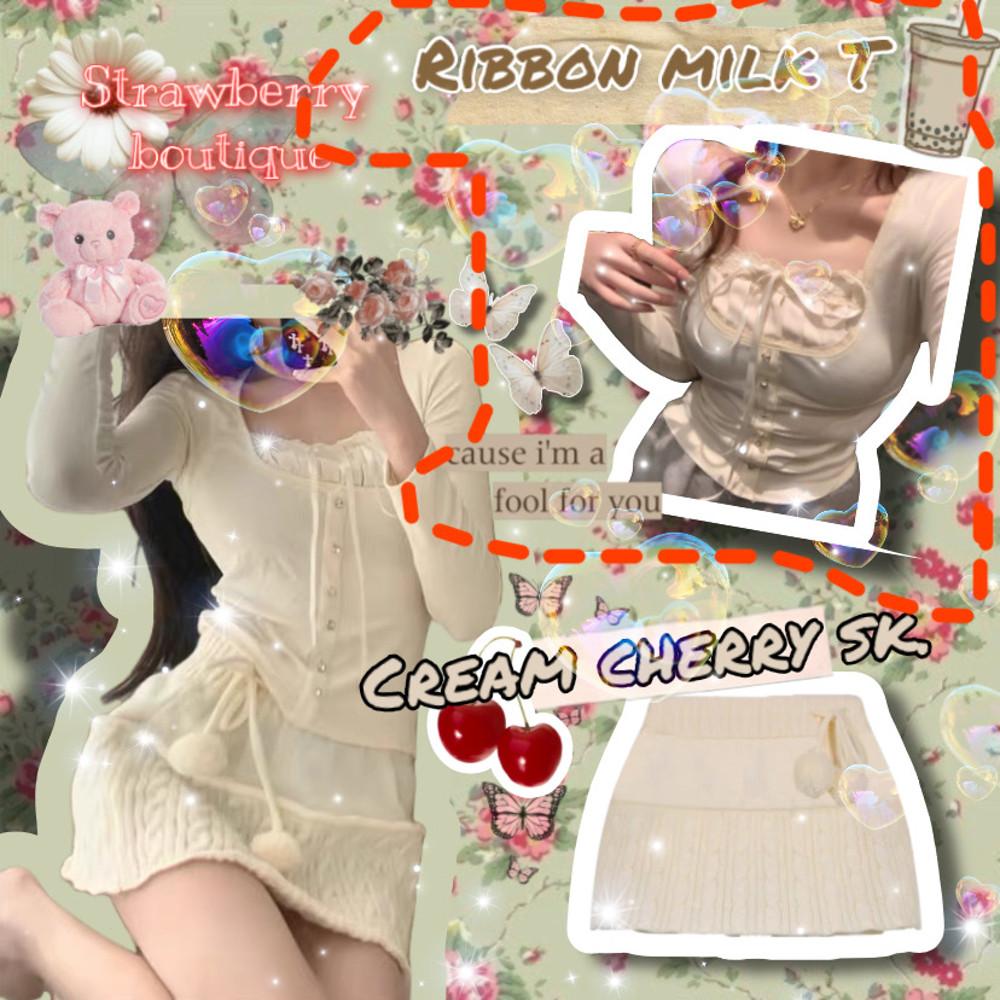 🧸 리본 밀크티 🧸