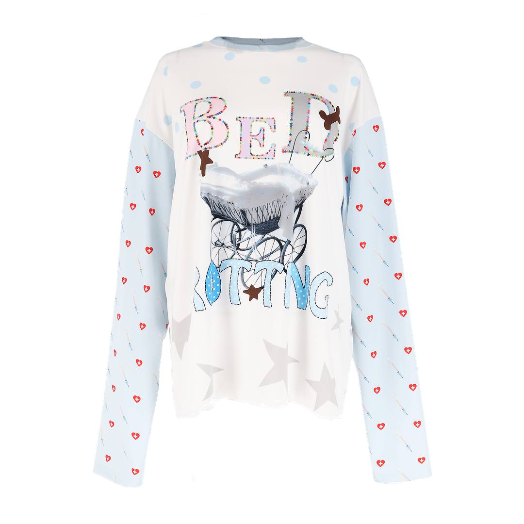 Over Long Sleeve Top- Bedtime