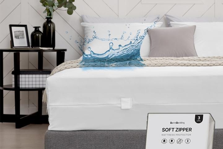 프리미엄 소프트 지퍼형 방수 토퍼 매트리스커버(8~30cm) 12size