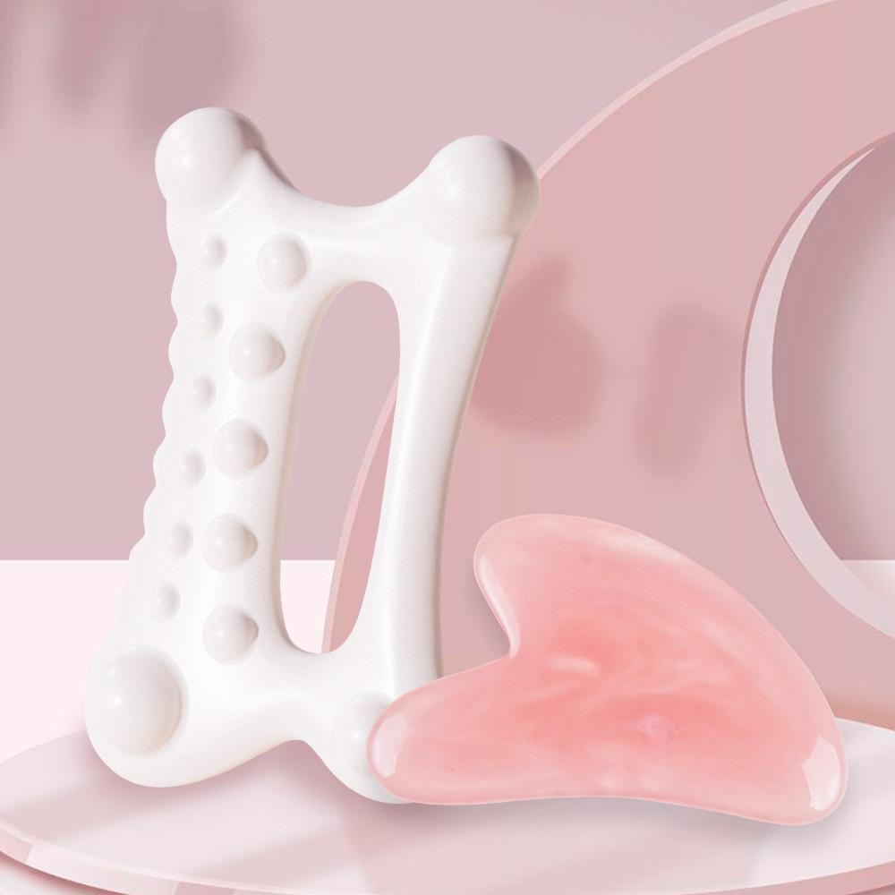 루미에르 괄사 마사지 바디 얼굴 림프 마사지기