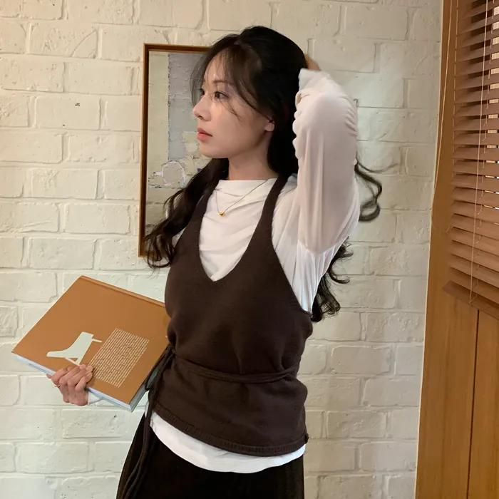 [루피타PICK/11th] Velvet Shirring Long Sleeve Tee_3 Colors