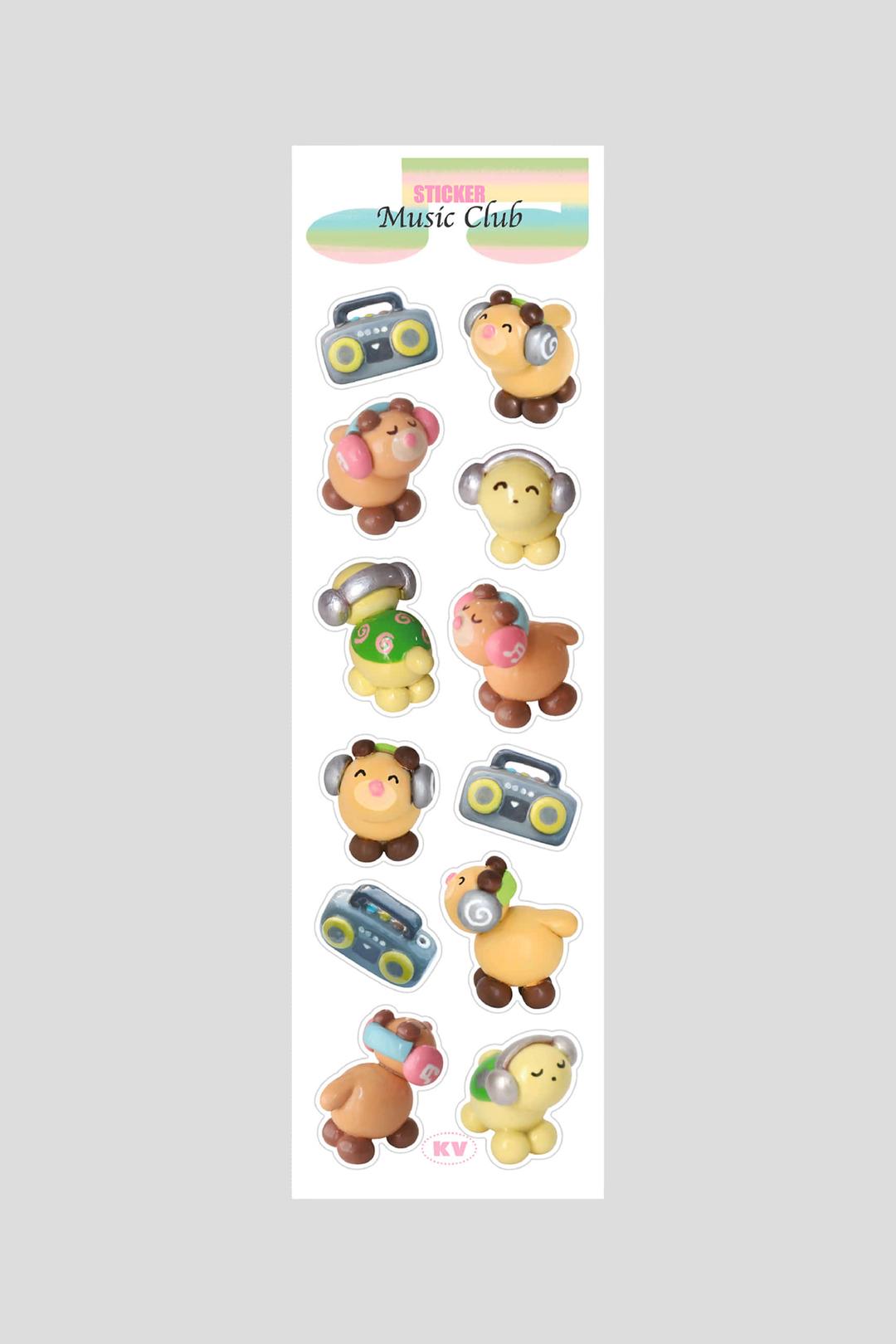 MUSIC CLUB STICKER
