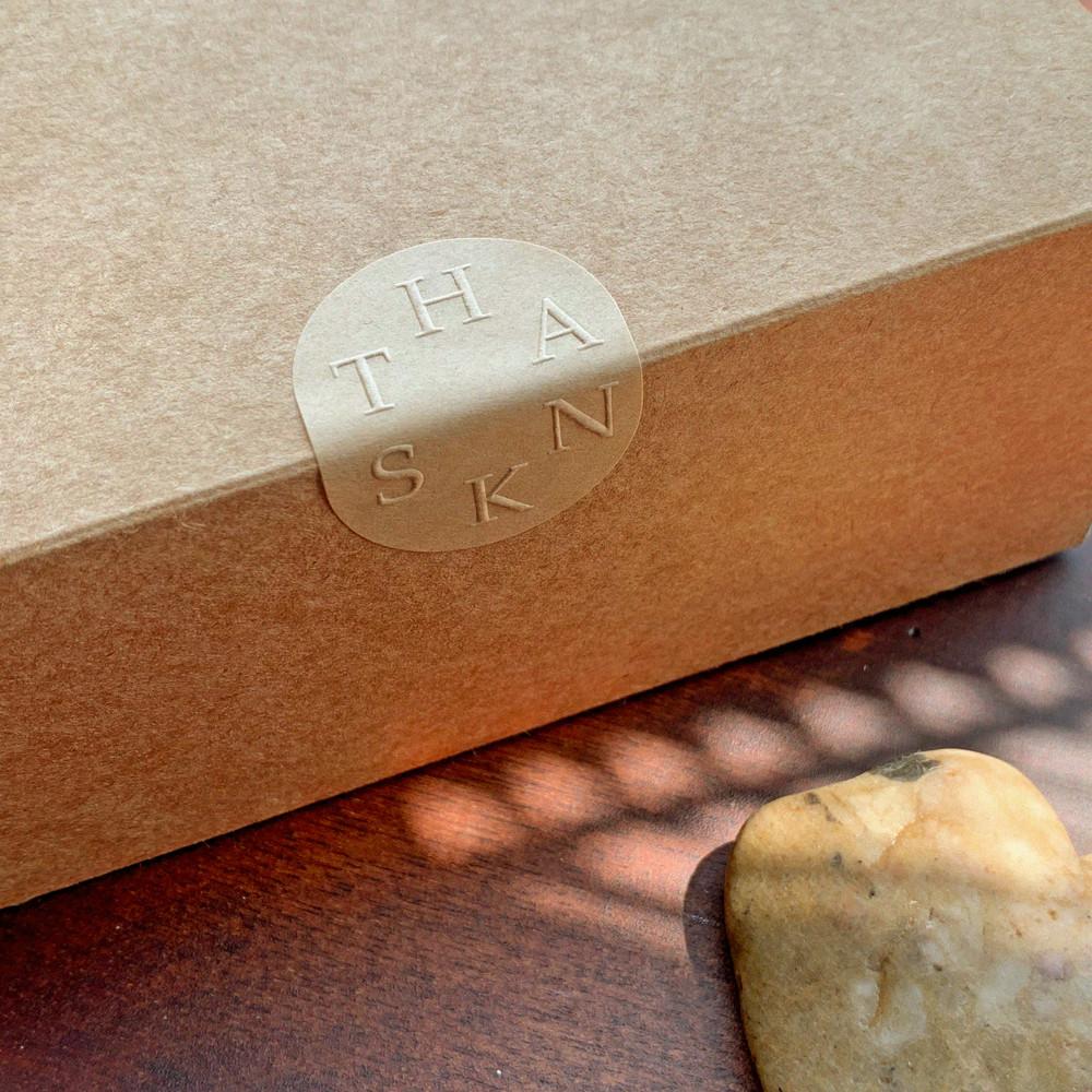 SS16 크라프트땡스 형압 스티커