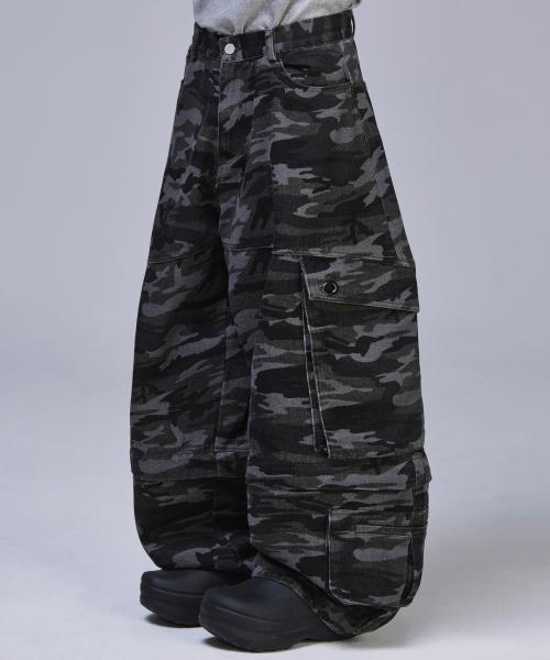 투웨이 멀티 카고 팬츠[카모]