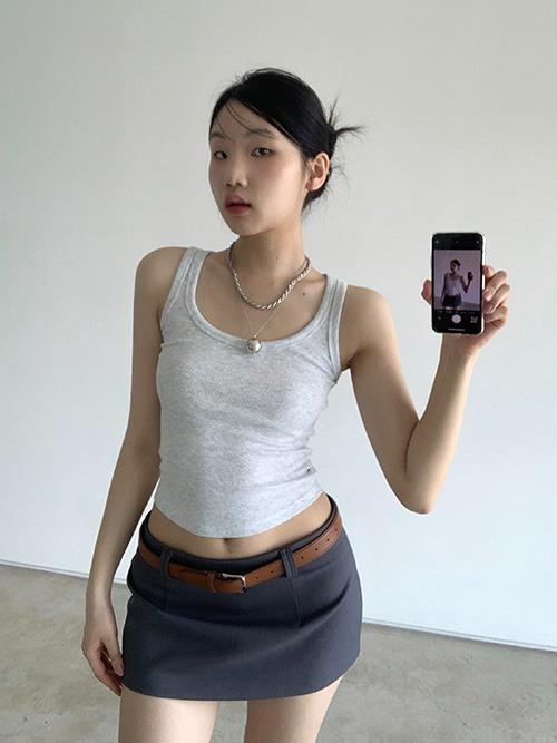 minimal low skirt, 2color