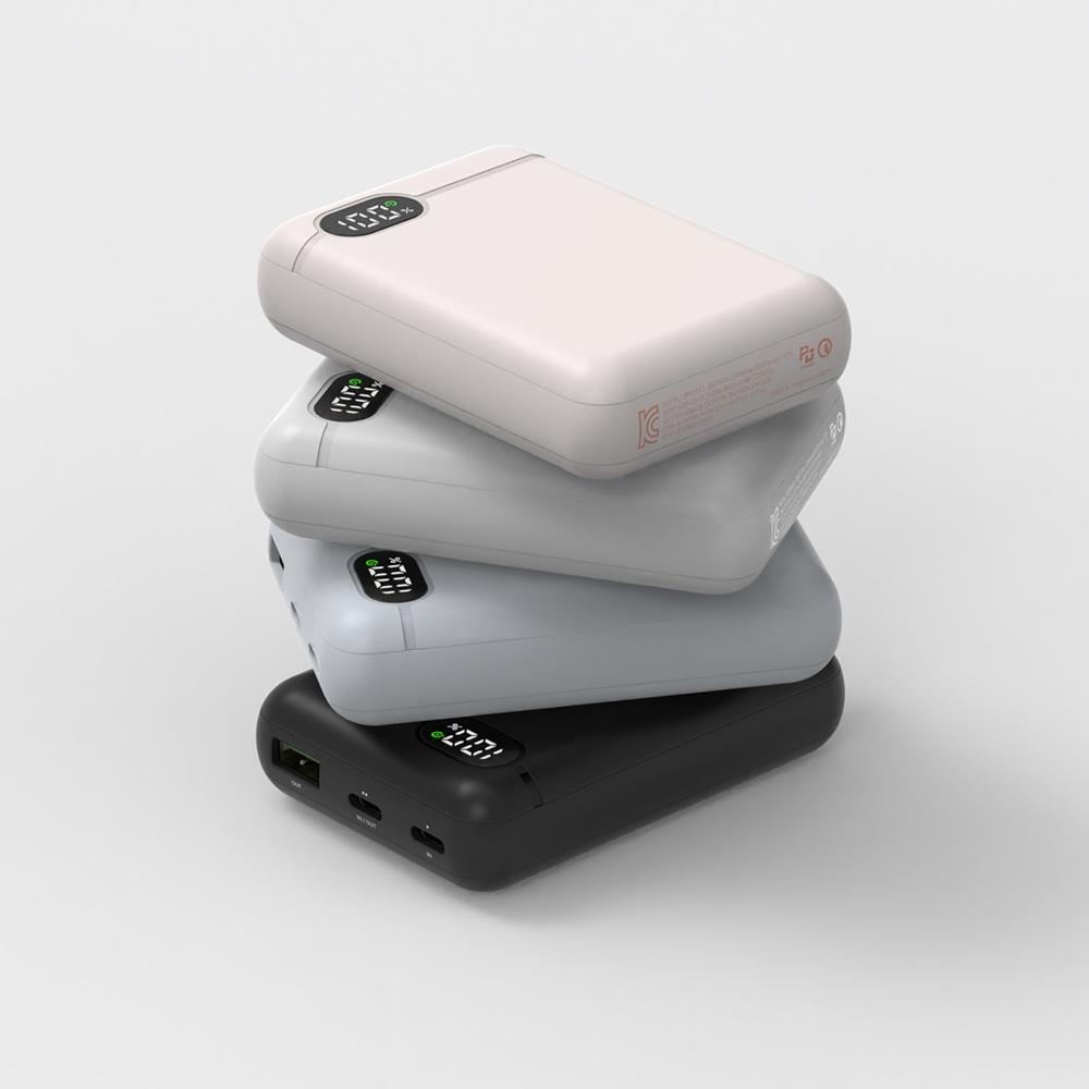 [24년형 리뉴얼] 20W 고속충전 잔량표시 10,000mAh 휴대용 보조배터리