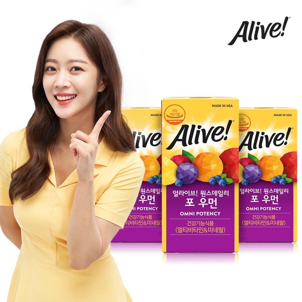 얼라이브 원스데일리 포우먼 30정 3병 / 3개월분