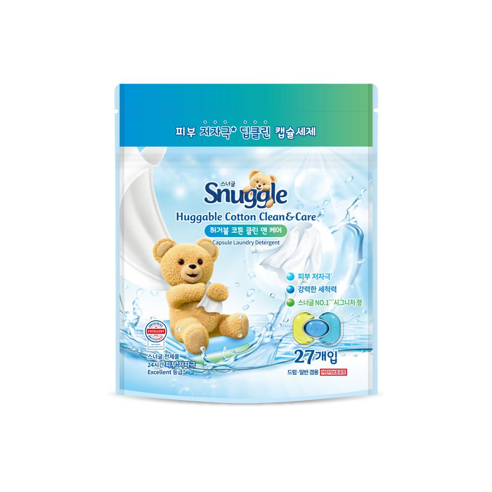 스너글 초고농축 캡슐 세탁세제 27개입