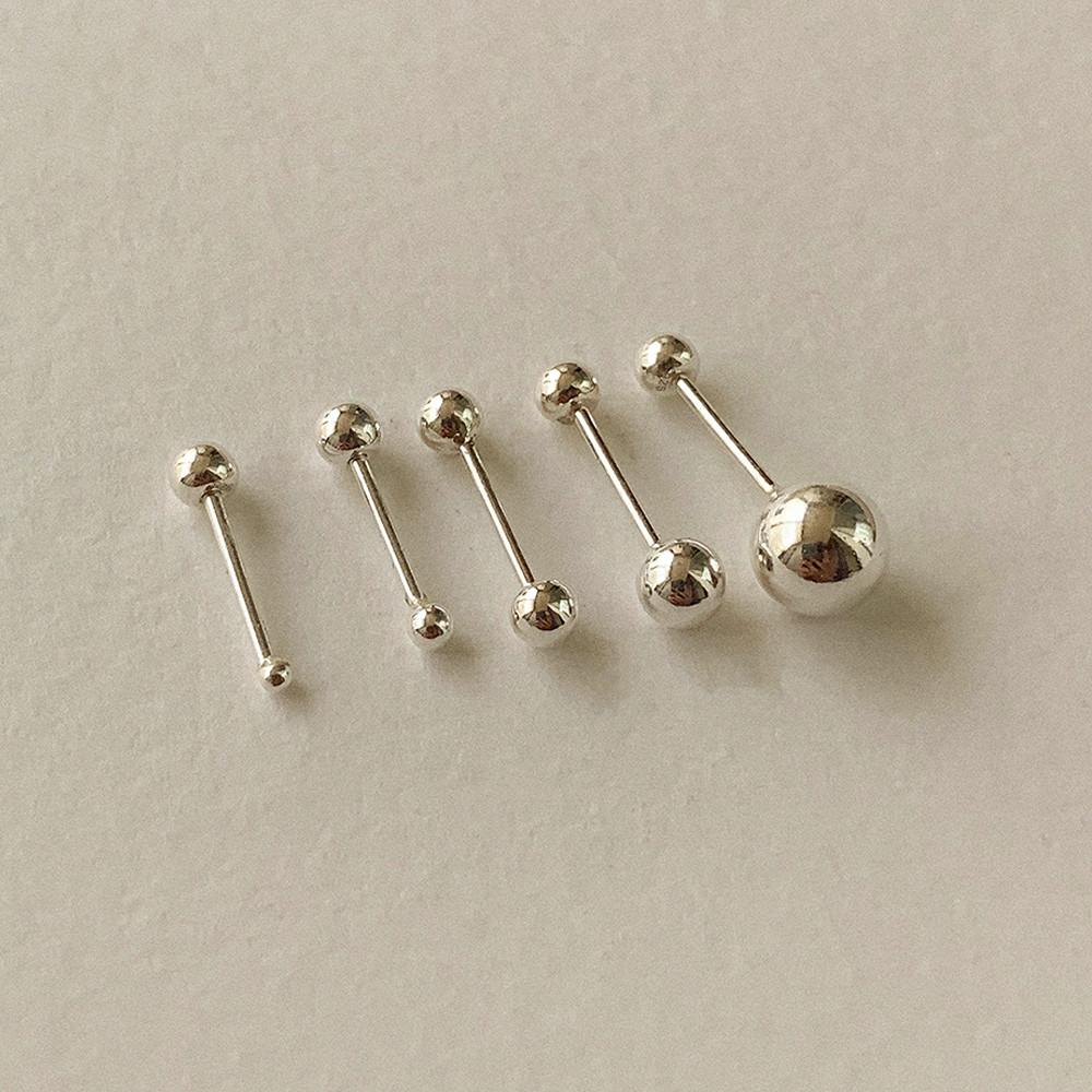 (실버925) 1.5mm,2mm,3mm 귓바퀴 이너컨츠 초 미니 데일리 볼 피어싱