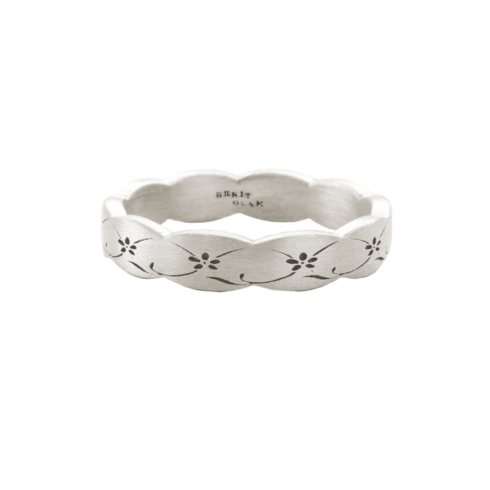 Floral Lattice Ring