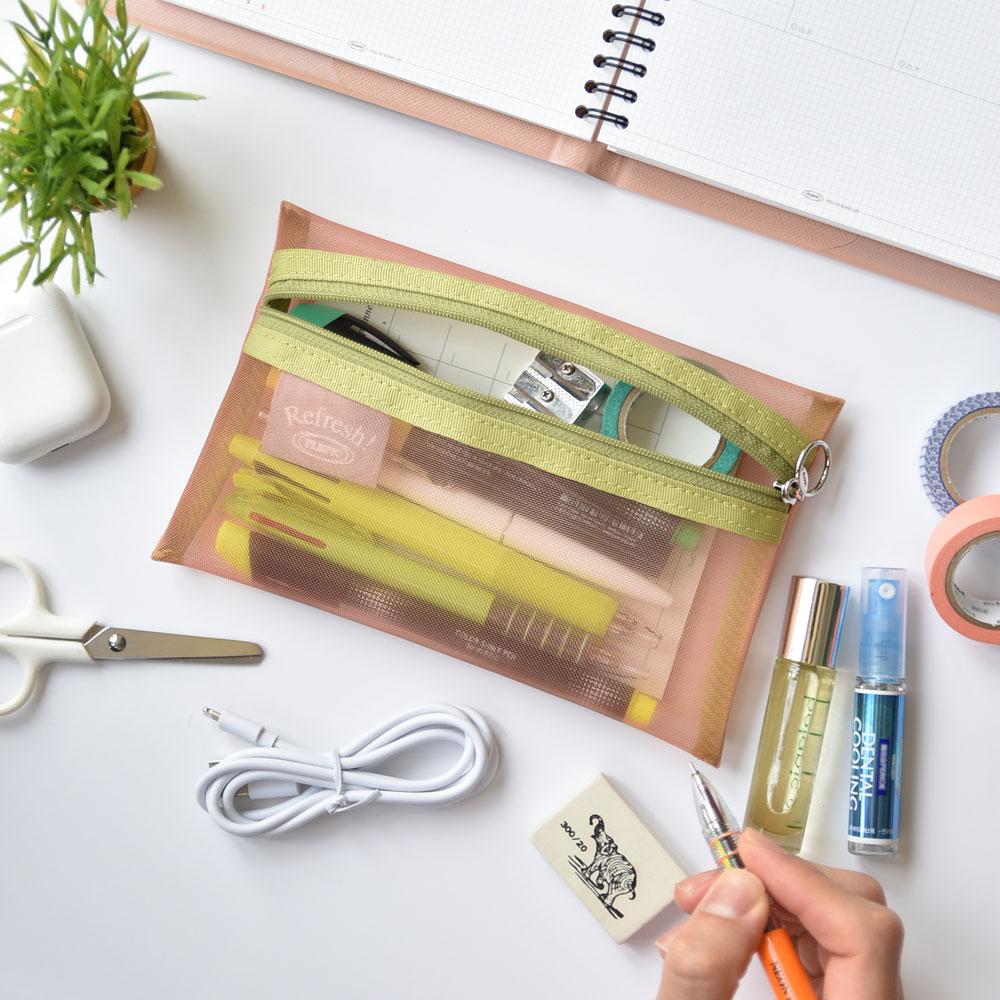 리프레쉬펜슬포켓 (초경량 메쉬 필통)