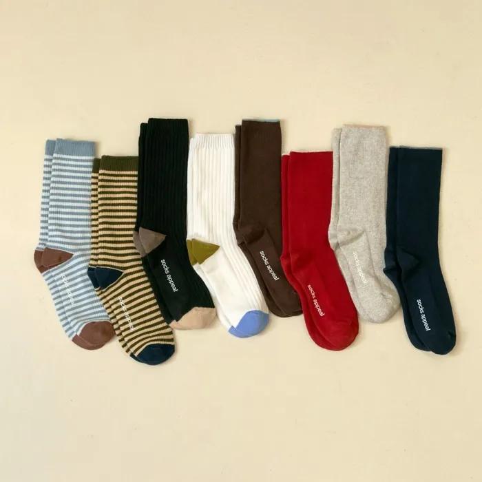 [29CM단독] rib socks 2pack SET