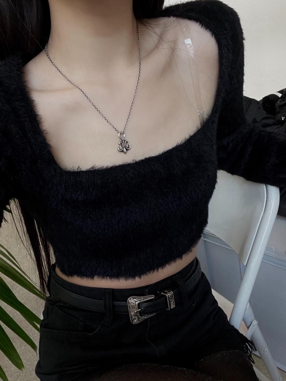 Fur square knit