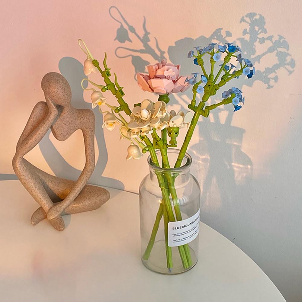 레고 플라워 부케 꽃다발 꽃레고 꽃블럭 중국 성인 장미