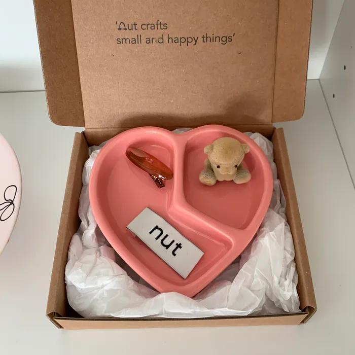 [선물포장] 4 o clock tray (pink)