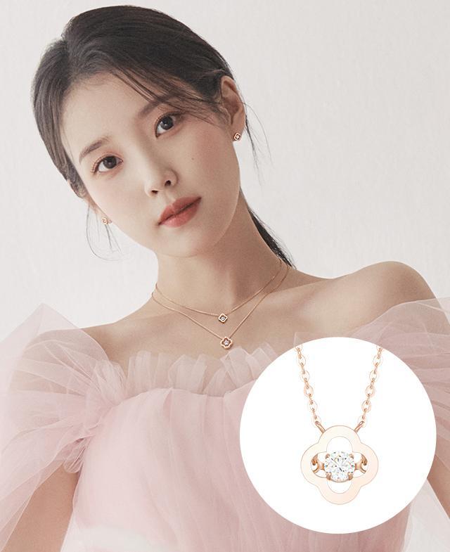 [아이유 PICK] CLOVIA MIOELLO 14K 목걸이 (JJCLNQ3BS150R4420)