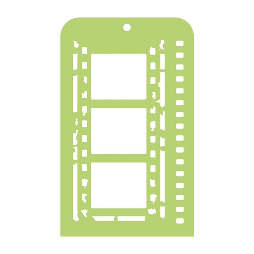 KAISERCRAFT DESIGNER TEMPLATE IT033 Film Strip 필름 스트립 스텐실 도안