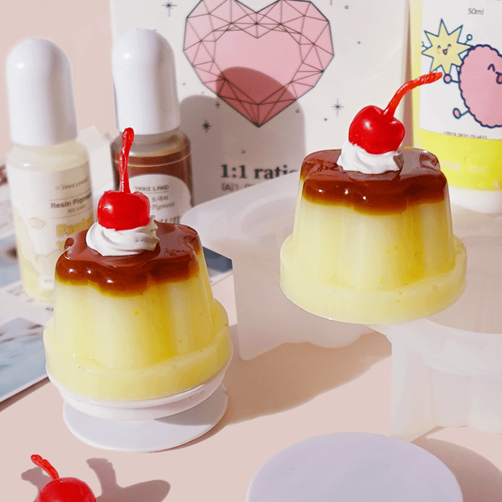 푸딩 스마트톡 만들기 키트 / 디저트 휴대폰거치대 DIY 레진아트