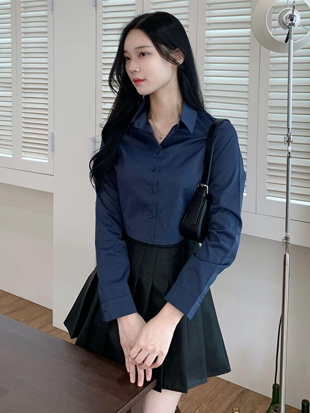 [끝내줘👍] 져지 셔츠 / 크롭셔츠 가을셔츠 레이어드 봄 블라우스 크롭블라우스 실크셔츠 밴딩셔츠 크롭 크롭티 하객룩 랩셔츠 겨울셔츠 오버핏셔츠 키작녀 퍼프블라우스 오프숄더 데님셔츠 셔링블라우스 체크셔츠 리본셔츠 민소매 카라넥 출근룩 오피스룩 면접 간절기