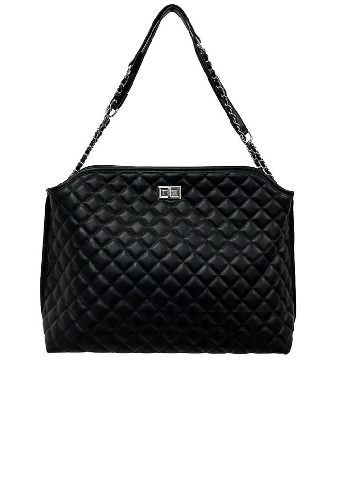 NO.157 BLACK PEPE BIG SHOULDER BAG